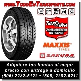 Adquiere tus Llantas MAXXIS y SAKURA entregadas en tu casa u oficina