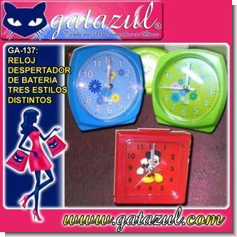 Lee el articulo completo RELOJ DESPERTADOR DE BATERIA TRES ESTILOS DISTINTOS Lee el articulo completo RELOJ DESPERTADOR DE BATERIA TRES ESTILOS DISTINTOS