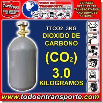 RECARGA DE CILINDRO DE GAS DE ROTACION DIOXIDO DE CARBONO (CO2) DE 4 KILOGRAM