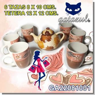 Lee el articulo completo ELEGANTE JUEGO DE CAFE DE PORCELANA PARA 6 PERSONAS - CON 6 TAZAS DE 8 X 10 CENTIMETROS Y TETERA DE 12 X 12 CENTIMETROS Lee el articulo completo ELEGANTE JUEGO DE CAFE DE PORCELANA PARA 6 PERSONAS - CON 6 TAZAS DE 8 X 10 CENTIMETROS Y TETERA DE 12 X 12 CENTIMETROS