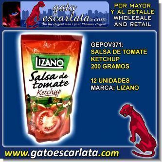 Read full article KETCHUP TOMATO SAUCE BRAND LIZANO 200 GRAMS - 12 UNITS