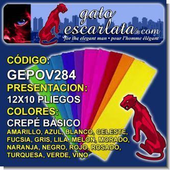 Read full article COLORED CREPE PAPER - 12 PACKS OF 10 SHEETS EACH