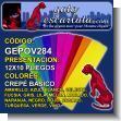 GEPOV284: Papel Crepe de Colores - 12 Paquetes de 10 Pliegos Cada Uno