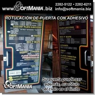 Read full article Door lettering with full color adhesive and cut vinyl Read full article Door lettering with full color adhesive and cut vinyl
