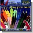 GEPOV125: Cordon Grande para Calzado - Paquete con 72 Pares