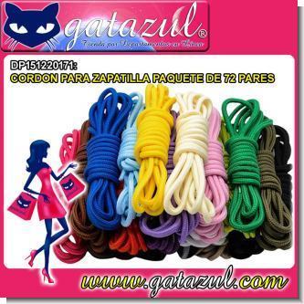 Lee el articulo completo CORDON PARA ZAPATILLA PAQUETE DE 72 PARES Lee el articulo completo CORDON PARA ZAPATILLA PAQUETE DE 72 PARES