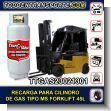 TTGAS23021301: Recarga para Cilindro de Gas Tipo Ms Forklift 45l