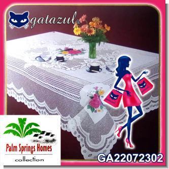 Read full article BEAUTIFUL WHITE LACE TABLECLOTH WITH FLOWER DESIGN SIZE 55 X 71 INCHES BRAND PALM SPRINGS HOMES