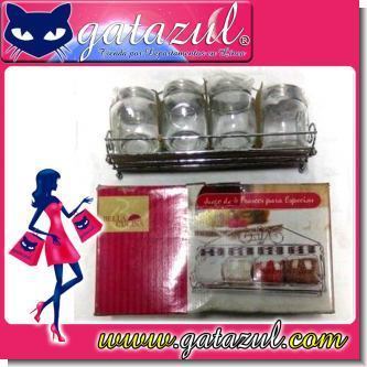 Read full article METAL SHELF WITH 4 GLASS SPECIERS