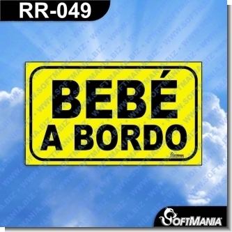 Lee el articulo completo Rotulo Prefabricado - BEBE A BORDO Lee el articulo completo Rotulo Prefabricado - BEBE A BORDO