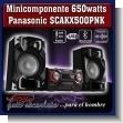 GE18060501: Fabuloso Minicomponente de 650 Watts de Salida marca Panasonic Modelo Scakx500pnk