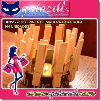 Lee el articulo completo PINZA DE MADERA PARA ROPA 144 UNIDADES Lee el articulo completo PINZA DE MADERA PARA ROPA 144 UNIDADES