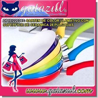 Lee el articulo completo SARTEN DE COLOR LLAMATIVO CON SUPERFICIE DE CERAMICA 28 PULGADAS Lee el articulo completo SARTEN DE COLOR LLAMATIVO CON SUPERFICIE DE CERAMICA 28 PULGADAS