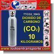 CILINDRO DE GAS DE ROTACION DIOXIDO DE CARBONO (CO2) DE 10 KILOGRAMOS CON REC
