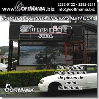 Lee el articulo completo Logotipo precinta compuesto de piezas de metal individuales Lee el articulo completo Logotipo precinta compuesto de piezas de metal individuales