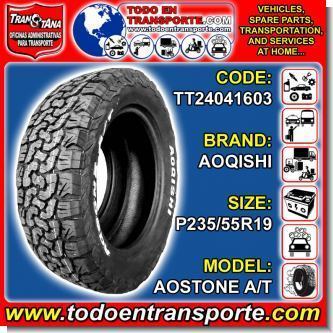 RADIAL TIRE FOR VEHICULE SUV BRAND AOQISHI SIZE 235/55R19 MODEL AOSTONE A/T