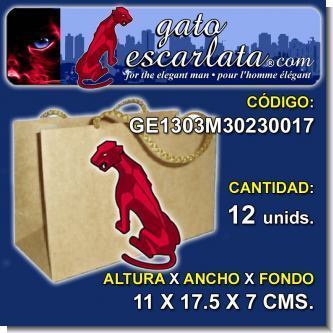 Read full article KRAFT PAPER GIFT BAG SIZE 11 X 17.5 X 7 CENTIMETERS - 12 UNITS