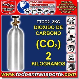 RECARGA DE CILINDRO DE GAS DE ROTACION DIOXIDO DE CARBONO (CO2) DE 2 KILOGRAM