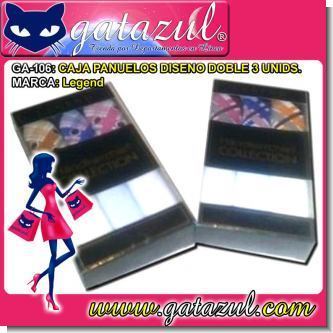 Lee el articulo completo CAJA PANUELOS CON DISENO DOBLE 3 UNIDADES