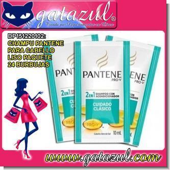 Lee el articulo completo CHAMPU PANTENE PARA CABELLO LISO PAQUETE DE 24 BURBUJAS