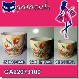 Read full article BEAUTIFUL SET OF THREE PORCELAIN POTS WITH BACKGROUNDS