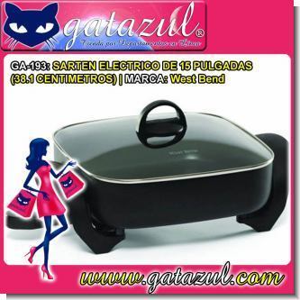 Lee el articulo completo SARTEN ELECTRICO DE 15 PULGADAS (38.1 CENTIMETROS) Lee el articulo completo SARTEN ELECTRICO DE 15 PULGADAS (38.1 CENTIMETROS)