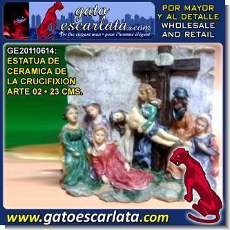Lee el articulo completo ESTATUA DE CERAMICA DE LA CRUCIFIXION - ARTE 02 - 23 CENTIMETROS Lee el articulo completo ESTATUA DE CERAMICA DE LA CRUCIFIXION - ARTE 02 - 23 CENTIMETROS