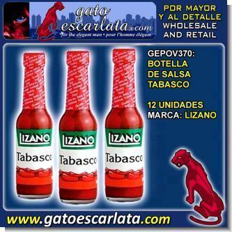 Lee el articulo completo BOTELLA DE SALSA TABASCO MARCA LIZANO - 12 UNIDADES
