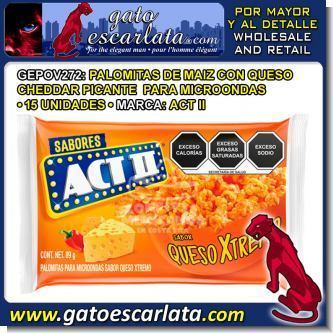 Lee el articulo completo PALOMITAS DE MAIZ CON QUESO CHEDDAR PICANTE PARA MICROONDAS MARCA ACT II 15 UNIDADES Lee el articulo completo PALOMITAS DE MAIZ CON QUESO CHEDDAR PICANTE PARA MICROONDAS MARCA ACT II 15 UNIDADES