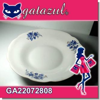 Read full article WHITE PORCELAIN DEEP PLATE WITH FLOWERS DIMENSIONS 23 X 5 CENTIMETERS