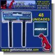 GEPOV362: Disposable Plastic Razor Prestobarba brand Dorusa - 48 Units