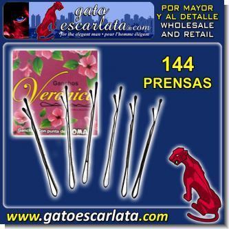 Lee el articulo completo PRENSA NEGRA PARA CABELLO MARCA VERONICA - CAJA DE 144 UNIDADES Lee el articulo completo PRENSA NEGRA PARA CABELLO MARCA VERONICA - CAJA DE 144 UNIDADES