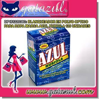 Lee el articulo completo BLANQUEADOR EN POLVO OPTICO PARA ROPA MARCA AZUL NUBIOLA 120 UNIDADES Lee el articulo completo BLANQUEADOR EN POLVO OPTICO PARA ROPA MARCA AZUL NUBIOLA 120 UNIDADES