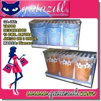 Read full article DECORATED GLASSES 13 CENTIMETER TALL SET OF 3 UNITS