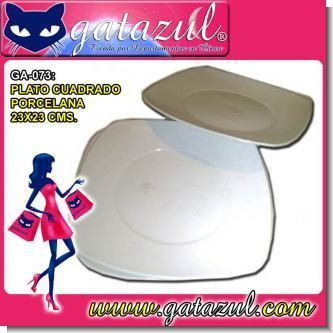 Lee el articulo completo PLATO CUADRADO DE PORCELANA (23X23 CENTIMETROS) Lee el articulo completo PLATO CUADRADO DE PORCELANA (23X23 CENTIMETROS)