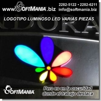 Read full article LED Light Box Logo with Various Luminous Parts